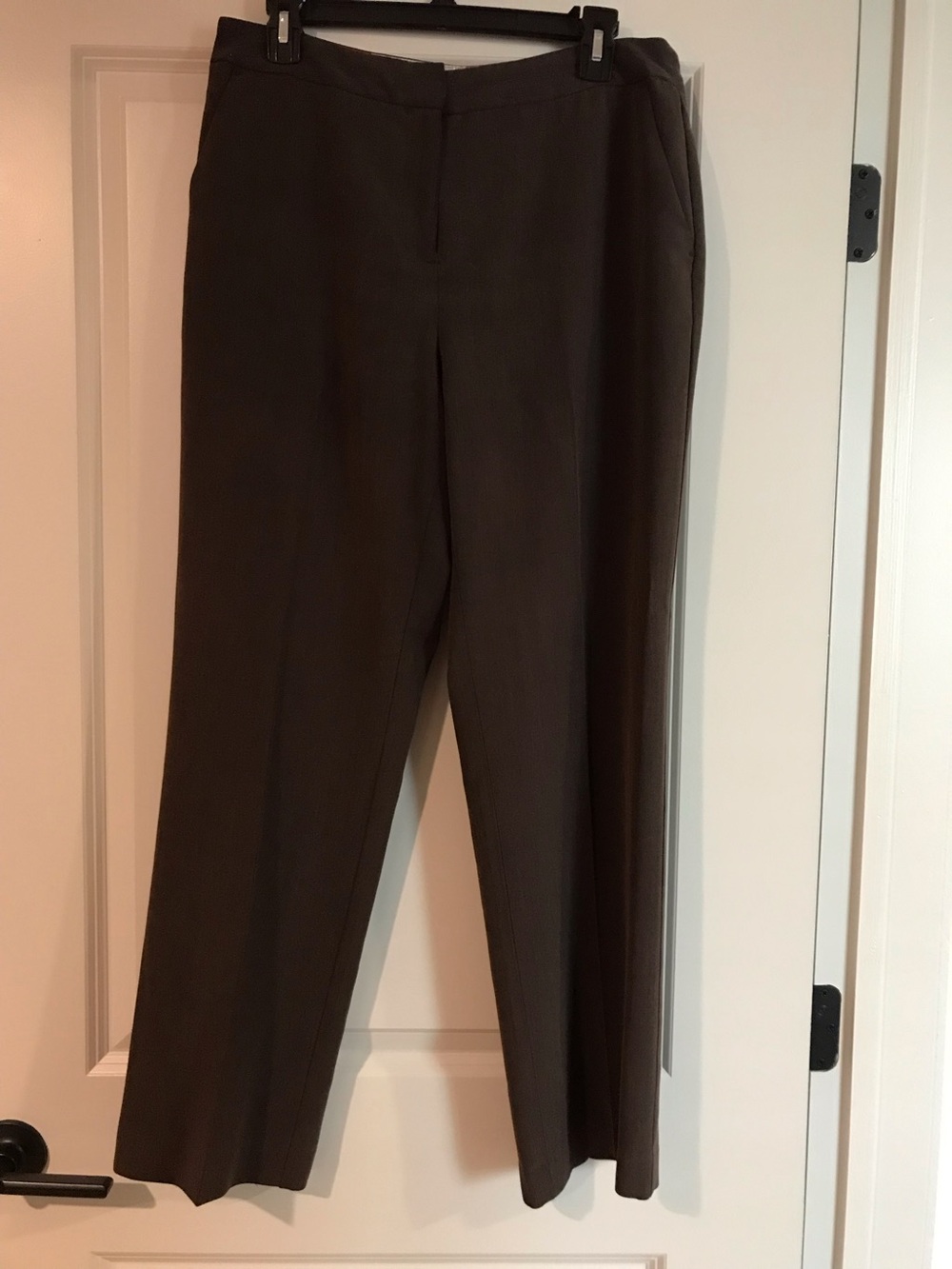 Classic Straight-Leg Women’s Pants in Brown